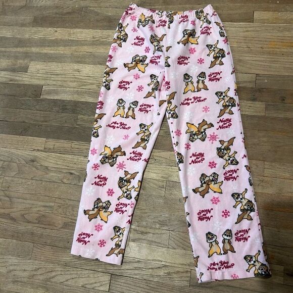 Disney pajama lounge wear pants chipmunks size medium - Picture 1 of 7